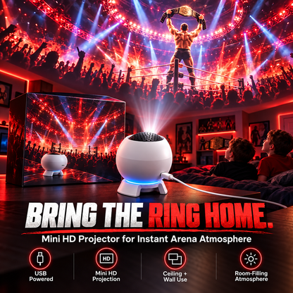 🔥 RingBeam™ Mini Wrestling Arena Projector – Bring The Ultimate Fight Night Atmosphere Home