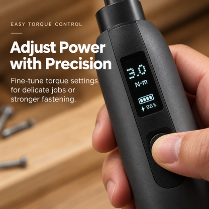 🔧 Mini Cordless Screwdriver Kit – Easy DIY Repairs ⚡