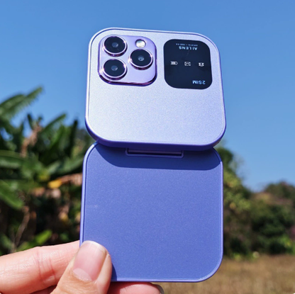 📱 MiniMuse™ Pocket Phone  – Stylish Mini Camera-Inspired Accessory for Everyday Carry