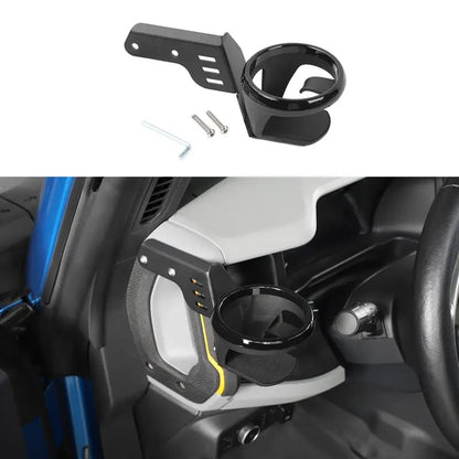 Front Grab Handle Drink Holder Mount, Interior Beverage Rack Accessories 🚙🥤