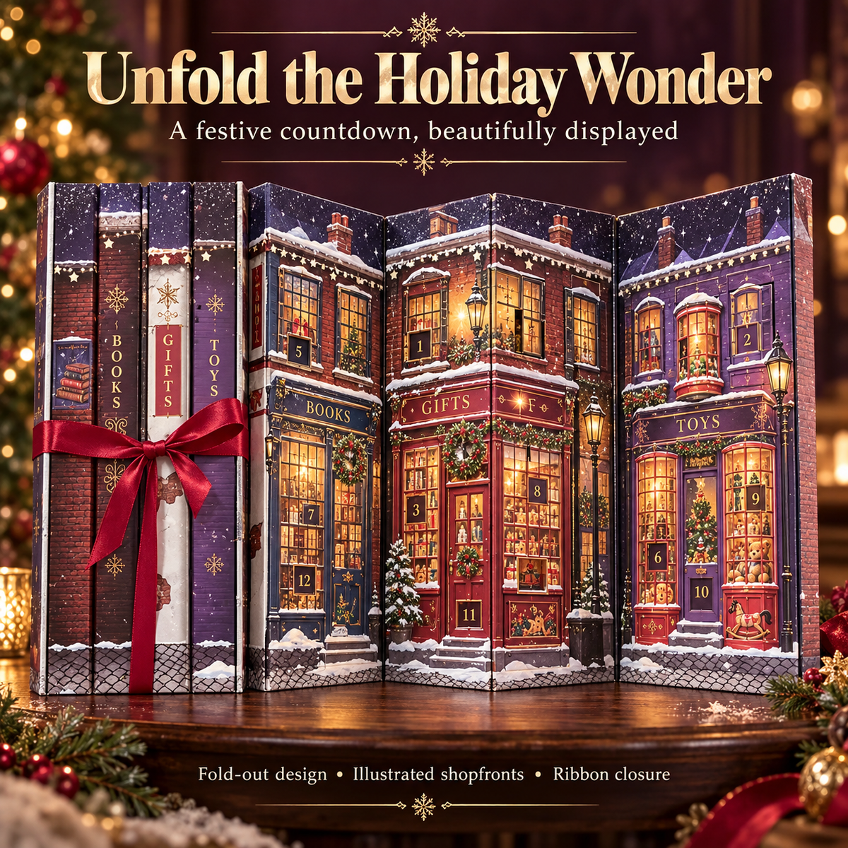🎄 Magical Christmas Village Advent Calendar ✨