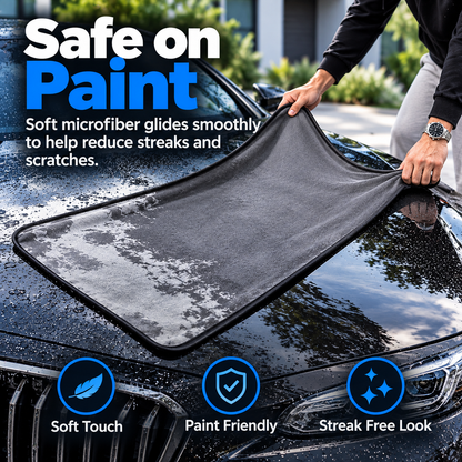 🚗 AquaMax™ Car Drying Towel – Ultra Absorbent Oversized Microfiber Towel for Spotless Shine