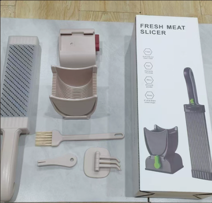 🥩 SliceMaster™ Manual Meat Slicer – Easy Kitchen Tool for Perfect Homemade Meat Cuts