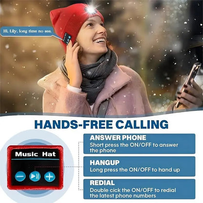 Bluetooth LED Beanie Hat
