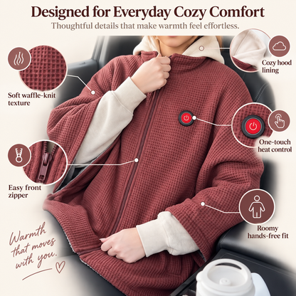 🔥 HeatHug™ Fast-Heating Wearable Blanket