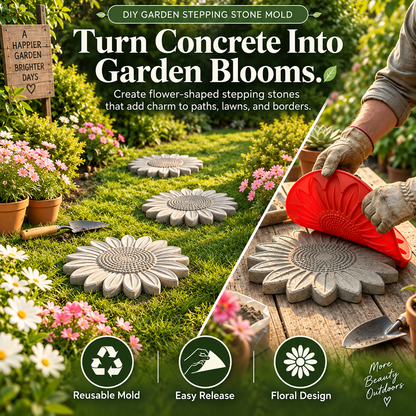 Garden Stepping Stone Mold