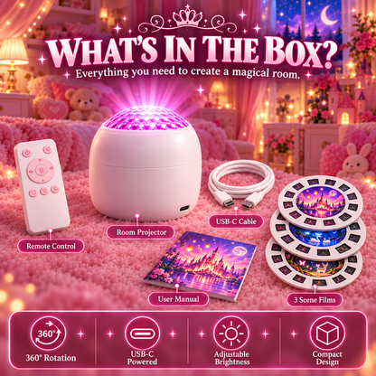 🌙 LunaDream™ Galaxy Projector – A Magical Night Sky Experience for Kids