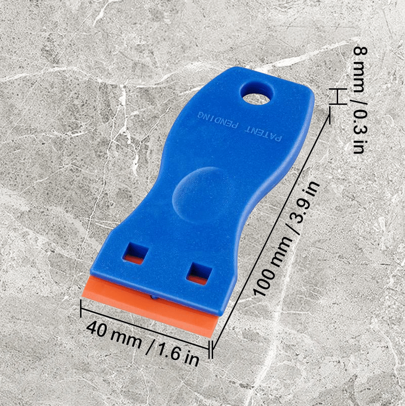 🪒 2-Piece Plastic Razor Scrapers – Includes 100 Replacement Blades