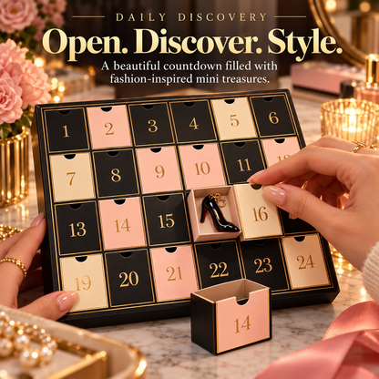 🎁 24-Day Fashion Advent Calendar – Luxury Style Surprises ✨