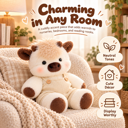 🧸 MooHug™ Cute Cow Plush Toy – Ultra-Soft Cuddly Stuffed Animal Gift