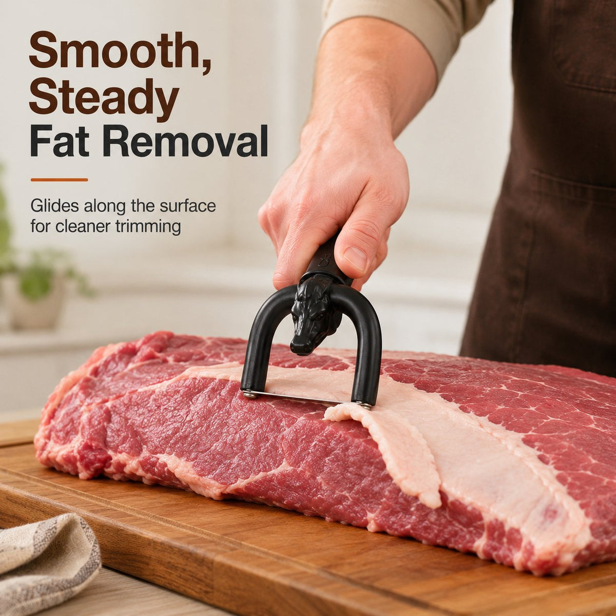 🎉 Handheld Meat Fat Trimmer – Precision Beef & Pork Trimming Tool