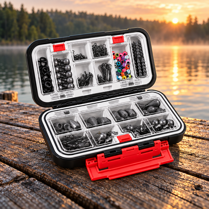 265-piece tackle organizer at dawn