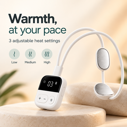 🌿 Cordless Pulse Neck Massager with Heat