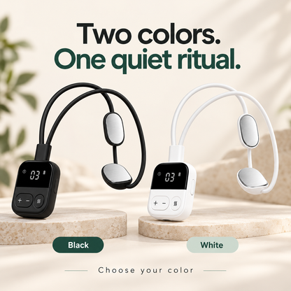 🌿 Cordless Pulse Neck Massager with Heat