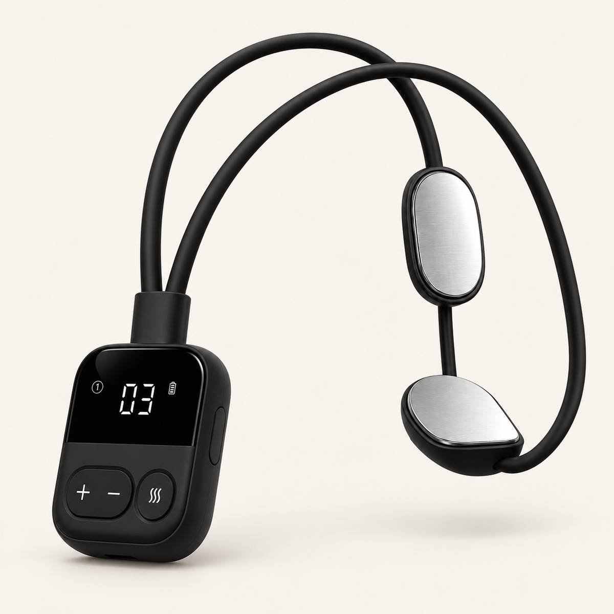 🌿 Cordless Pulse Neck Massager with Heat