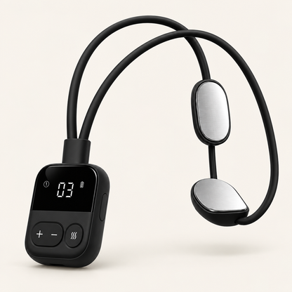 🌿 Cordless Pulse Neck Massager with Heat