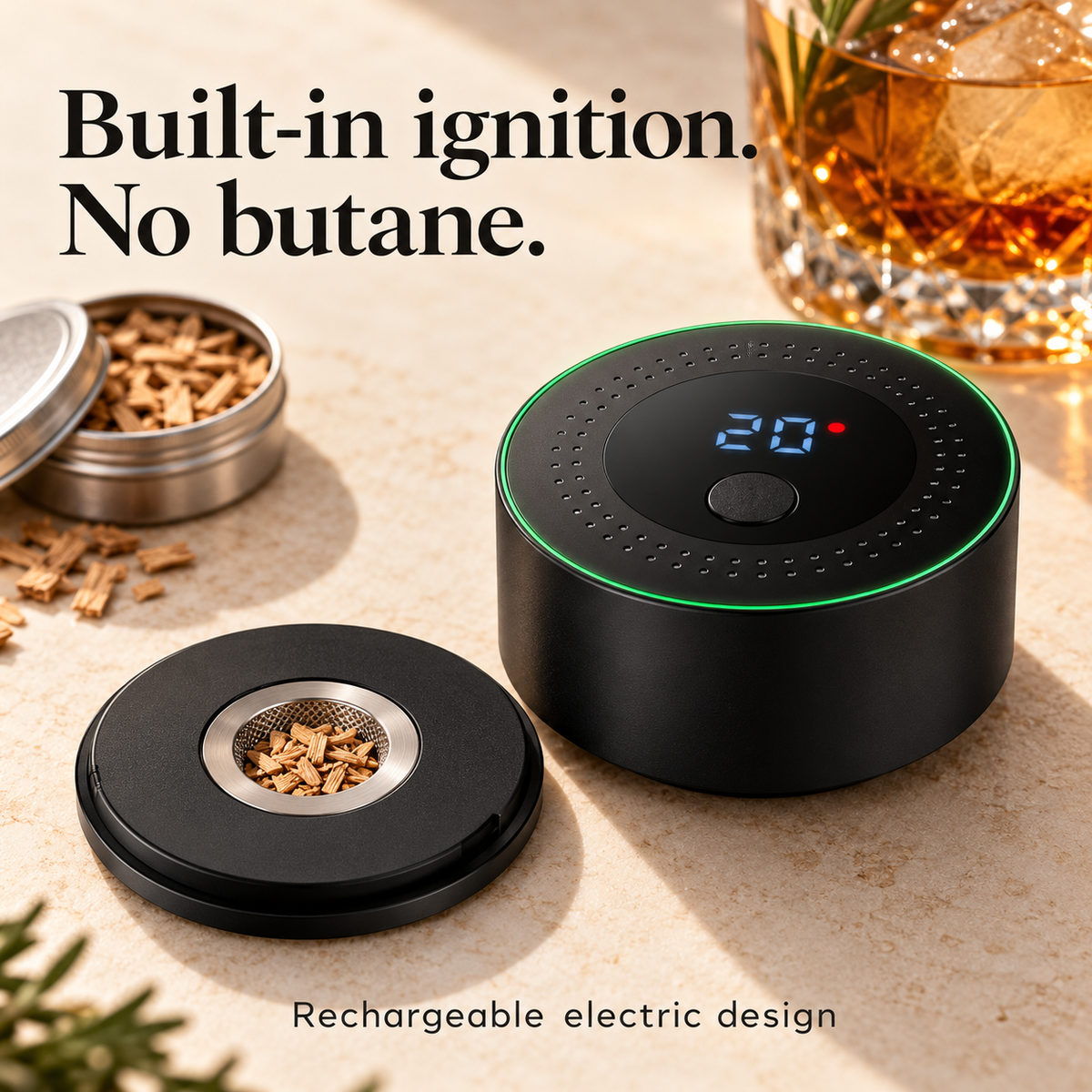 🥃 Cocktail Smoker Kit – Elevate Your Home Bar Experience 🔥