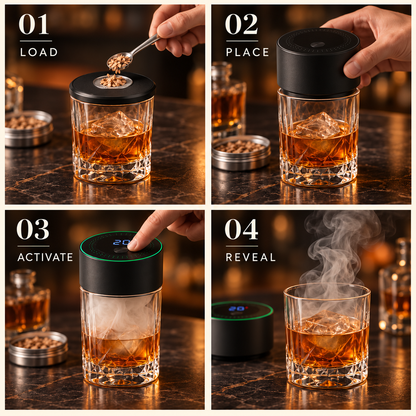 🥃 Cocktail Smoker Kit – Elevate Your Home Bar Experience 🔥