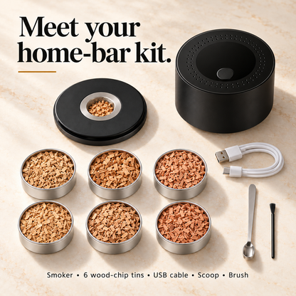 🥃 Cocktail Smoker Kit – Elevate Your Home Bar Experience 🔥