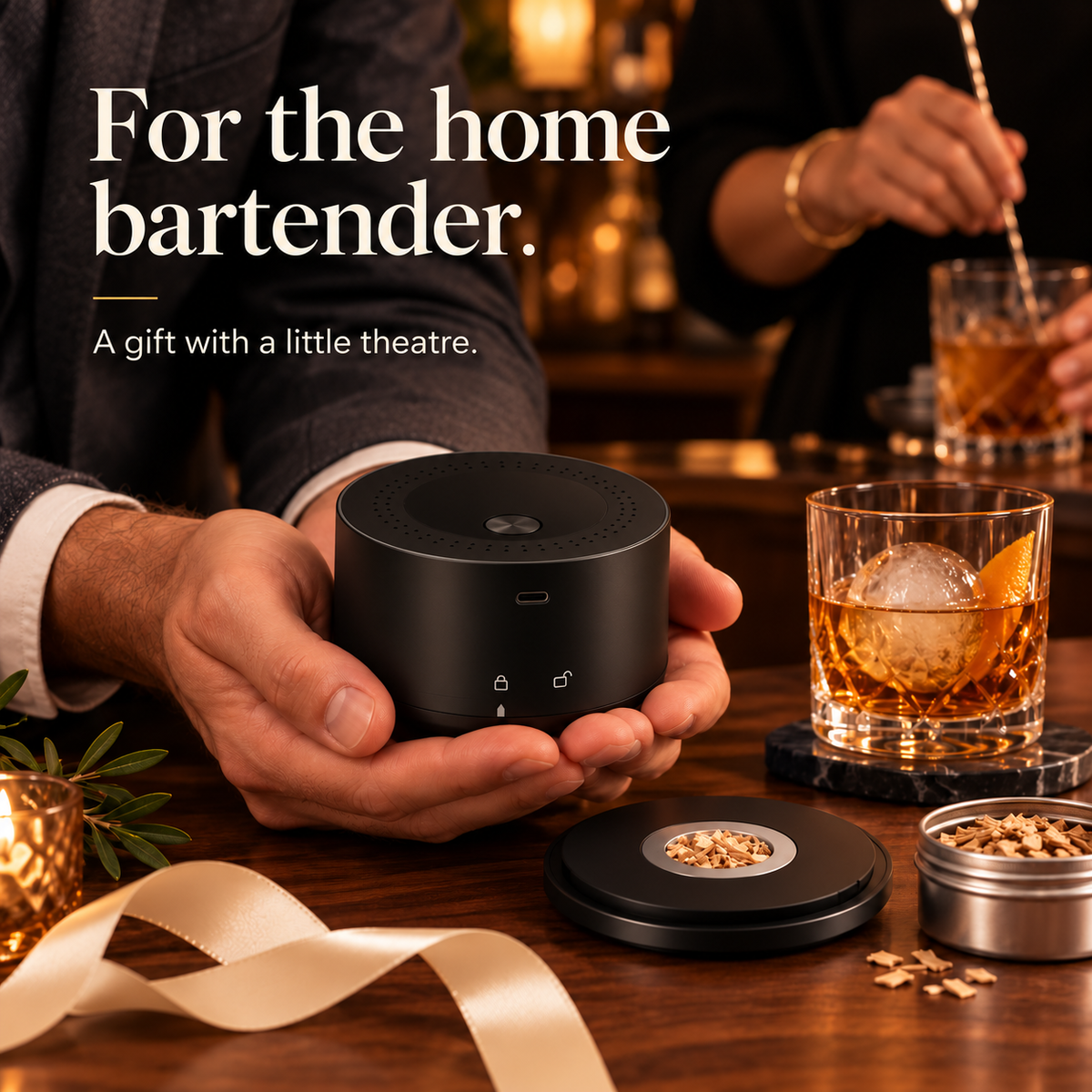 🥃 Cocktail Smoker Kit – Elevate Your Home Bar Experience 🔥