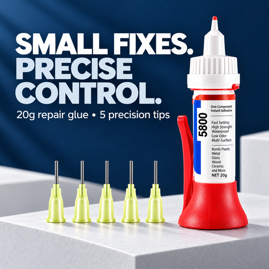 🛠️ Precision Repair Glue – 20g with 5 Fine Tips