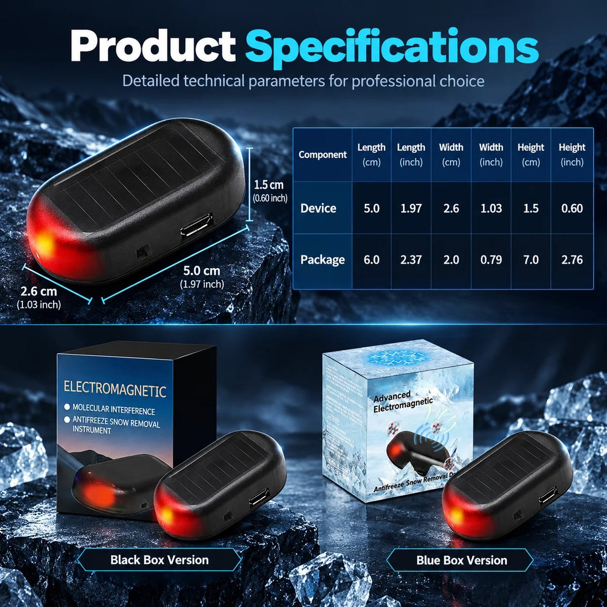 🔥LAST DAY 50% OFF -  Electromagnetic Molecular Interference Antifreeze Snow Removal Instrument for Vehicles