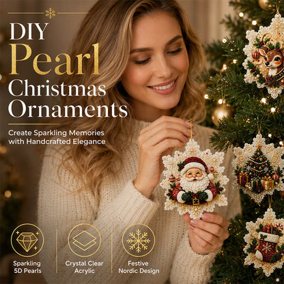 🎄 DiamondGlow™ Christmas Ornament Set – Create Your Own Sparkling Holiday Decorations