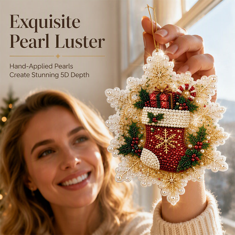 🎄 DiamondGlow™ Christmas Ornament Set – Create Your Own Sparkling Holiday Decorations