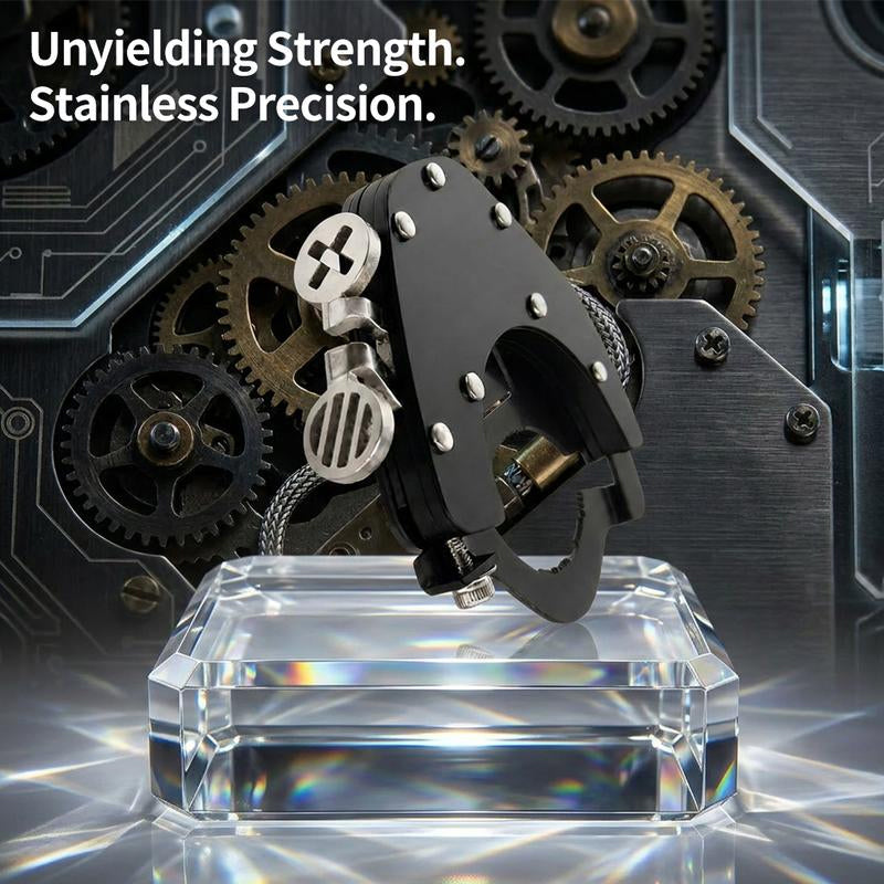 Mechanical motorcycle throttle lock hardware