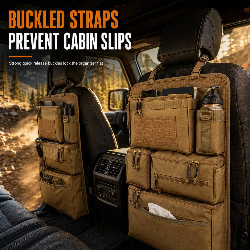 🚙 Holiday Road Trip Special | Heavy-Duty Tactical Backseat Organizer – Save 46%