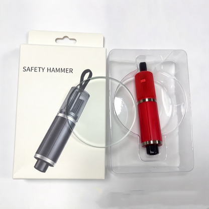 🚨 2-in-1 Car Escape Tool – Mini Window Breaker & Seatbelt Cutter
