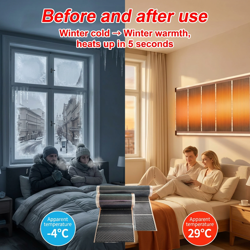 🔥HeatWave Pro™ Graphene Wall Heater – 3-Second Rapid Heat for Instant Comfort