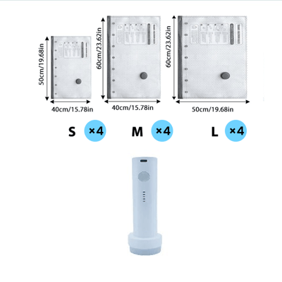 🔥Father's Day Special: 🔥Cordless Travel Vacuum Bag Set