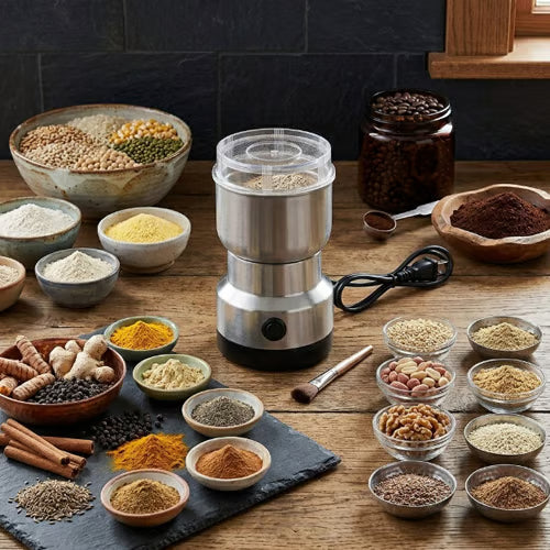 Stainless steel electric grain grinder - product image 8